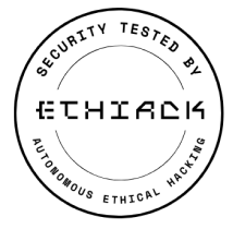 Badge da certificação Ethiack